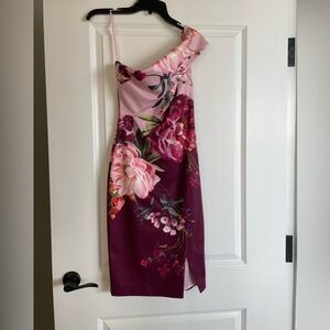 One shoulder Ted Baker dress